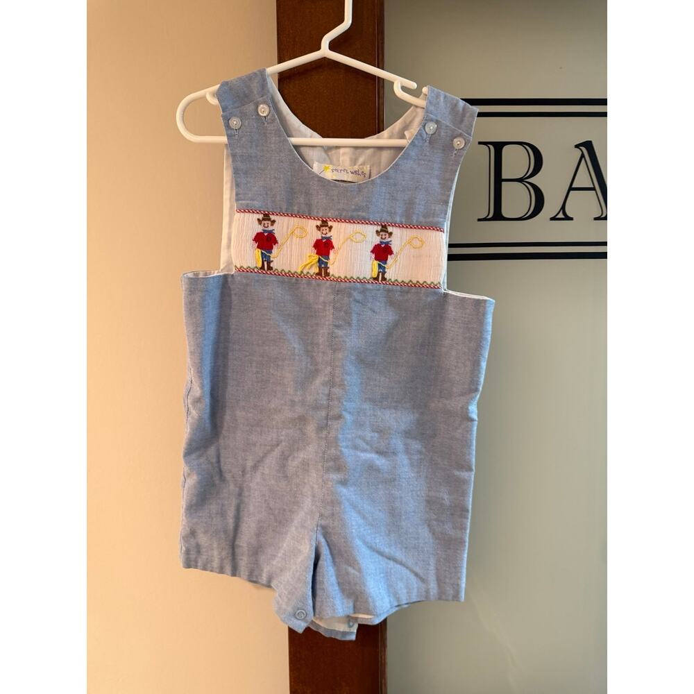Vintage Smocked Cowboy Rodeo Theme! CUTE!!!